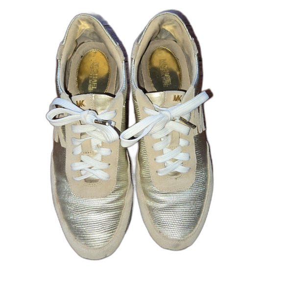 Michael Kors golden sneakers - Picture 1 of 11